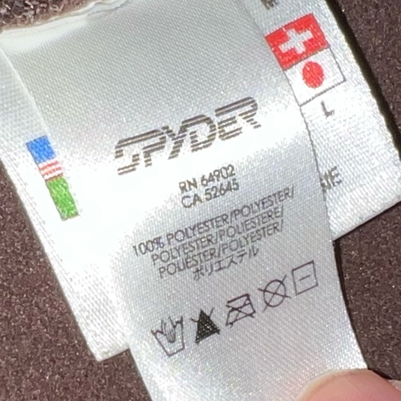 Spyder Full Zip Jacket - BROWN - Medium - Picture 6 of 13